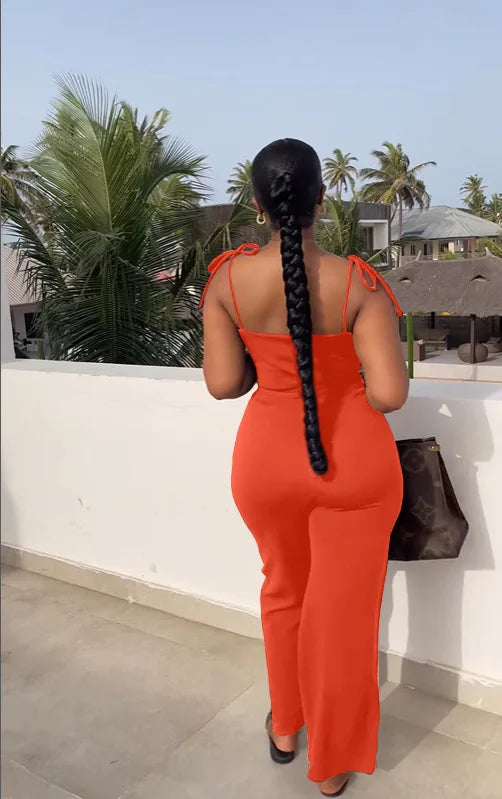 Orange Red Slay Suit