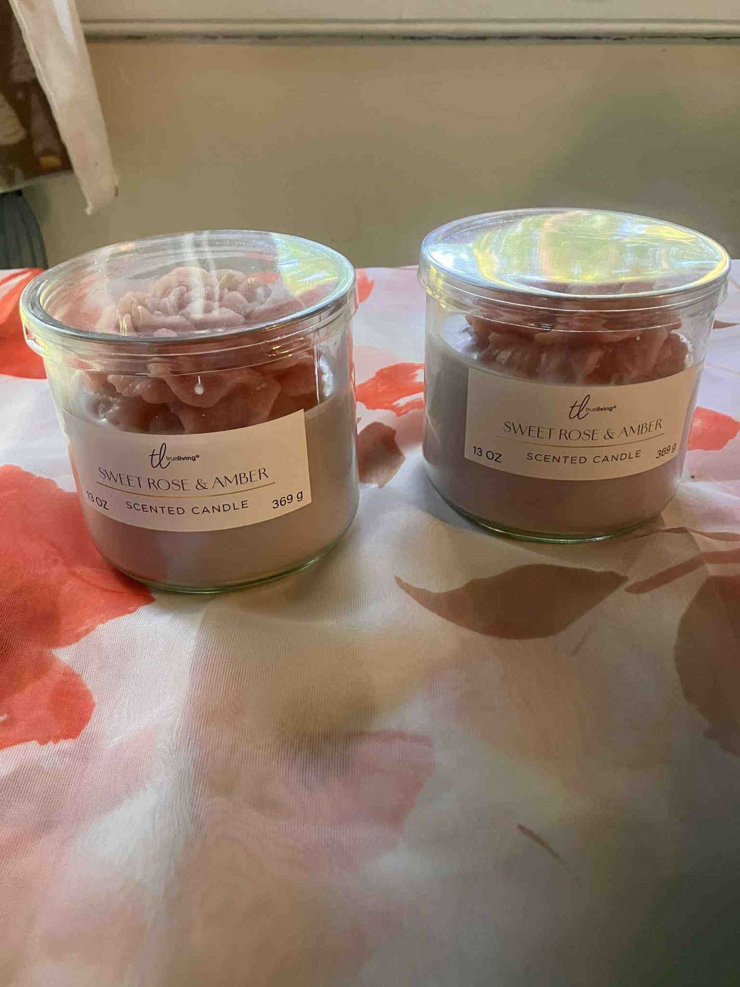 SWEET ROSE AMBER CANDLE